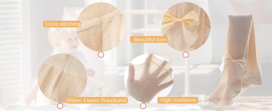 جوراب شلواری دخترانه 3 عددی، جوراب شلواری نخی بافتنی نازک توری تابستانی با پاپیون، جوراب شلواری ساق شلواری مد روز برای دختران، سایز S جوراب شلواری دخترانه 3 عددی، جوراب شلواری نخی بافتنی نازک توری تابستانی با پاپیون، جوراب شلواری ساق شلواری مد روز برای دختران، سایز S