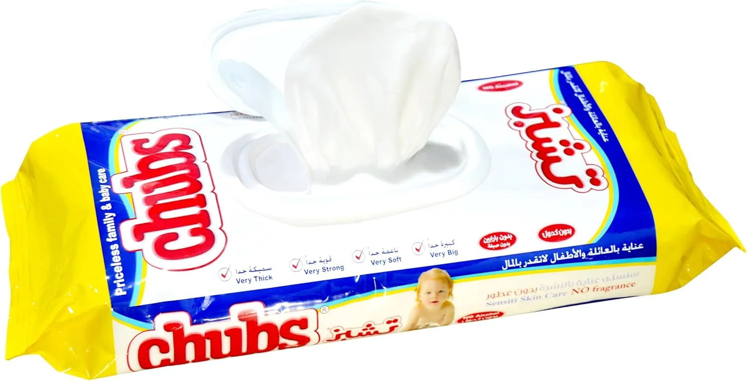 دستمال مرطوب چابز بیبی سنسیتی، بسته 40 عددی دستمال مرطوب چابز بیبی سنسیتی، بسته 40 عددی