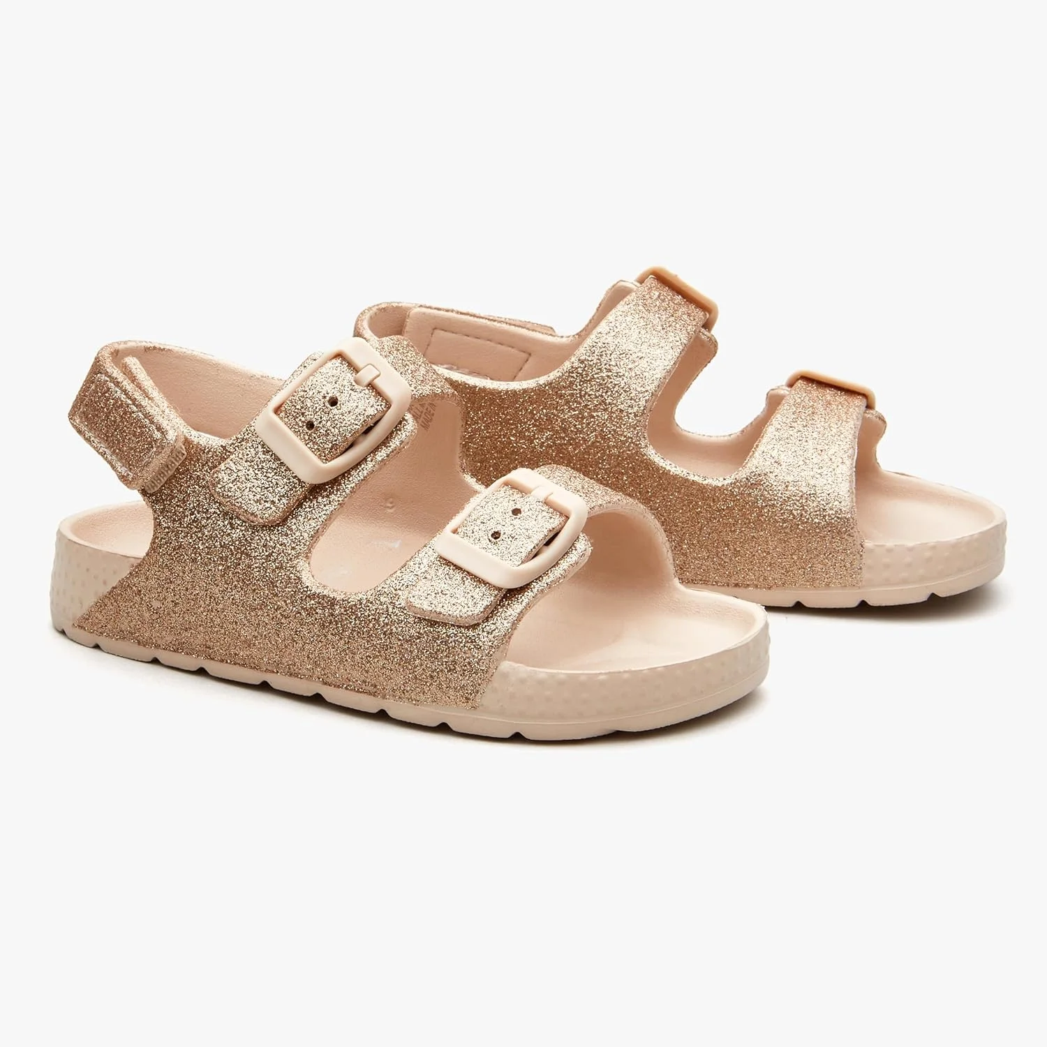 صندل های سبک وزن ایزی استار پسرانه و دخترانه با سگک های قابل تنظیم دوگانه و بست قلاب و حلقه در قسمت پاشنه