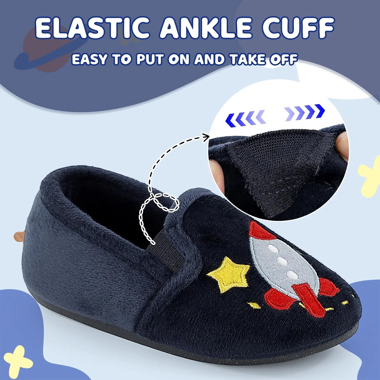 کفش های پاپوشی کودکانه MK MATT KEELY، دمپایی زمستانی سبک و ضد لغزش، تنفس پذیر و ضد لغزش برای کودکان نوپا، کفش های کلبه ای، دمپایی