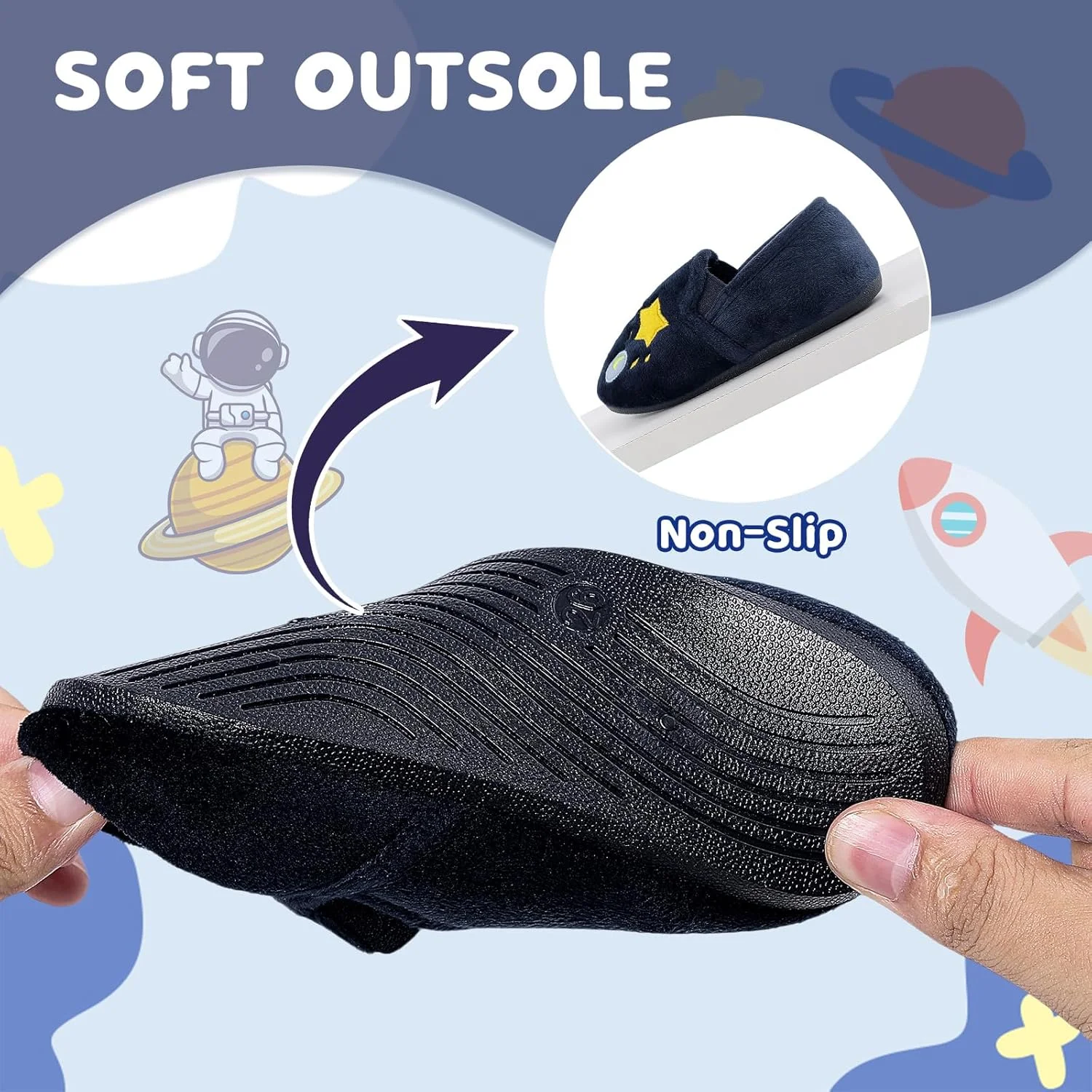 کفش های پاپوشی کودکانه MK MATT KEELY، دمپایی زمستانی سبک و ضد لغزش، تنفس پذیر و ضد لغزش برای کودکان نوپا، کفش های کلبه ای، دمپایی