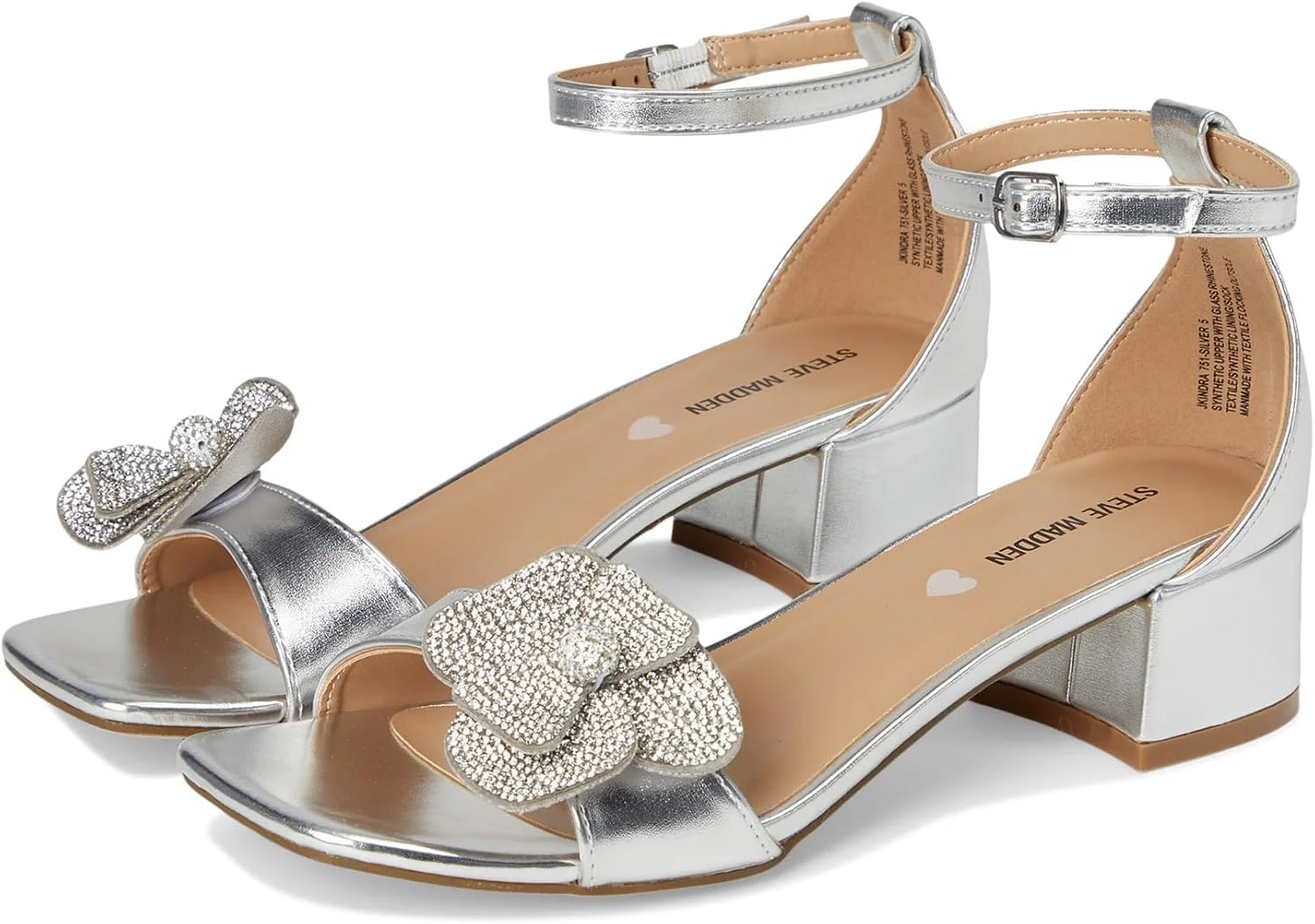 صندل دخترانه استیو مادن مدل Kindra (مناسب کودکان کوچک/بزرگ)