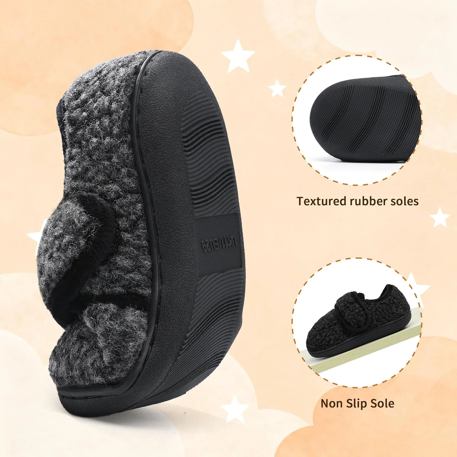 دمپایی روفرشی پسرانه، دمپایی خانه، فوم حافظه دار، زیره ضد لغزش، کفش پیاده روی گرم زمستانی دمپایی روفرشی پسرانه، دمپایی خانه، فوم حافظه دار، زیره ضد لغزش، کفش پیاده روی گرم زمستانی