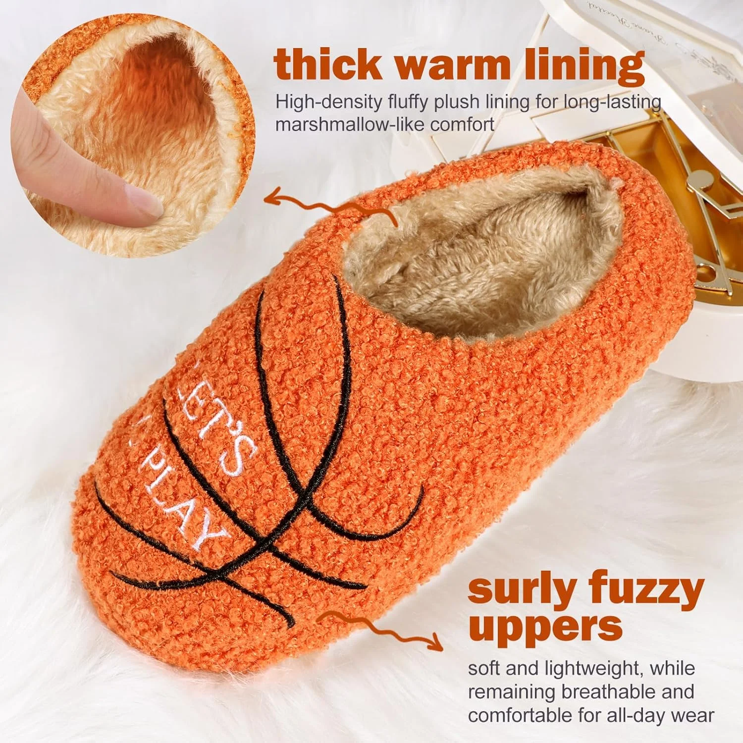 دمپایی روفرشی توپی پسرانه، نرم و راحت، مناسب خانه، ضد لغزش، فوم حافظه دار، مناسب داخل و خارج از خانه