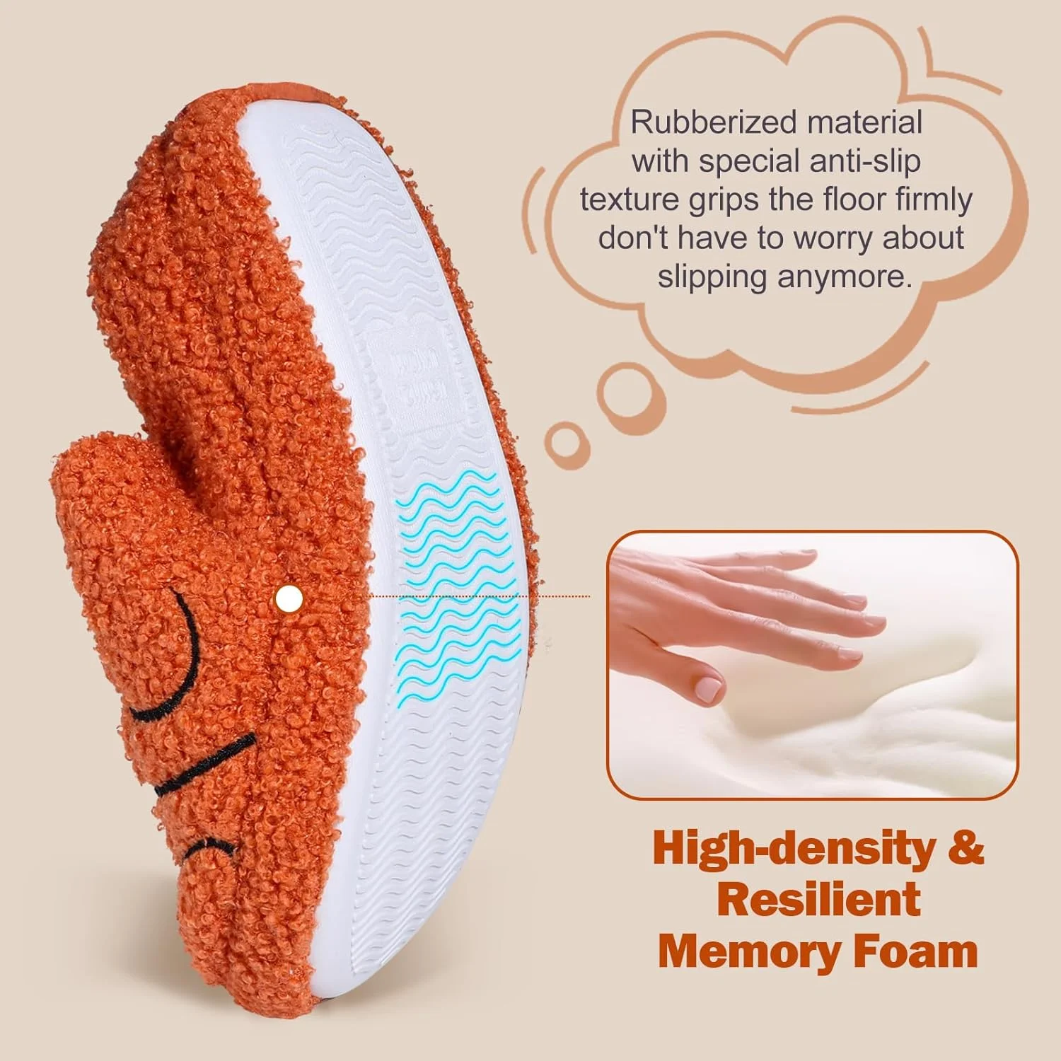 دمپایی روفرشی توپی پسرانه، نرم و راحت، مناسب خانه، ضد لغزش، فوم حافظه دار، مناسب داخل و خارج از خانه