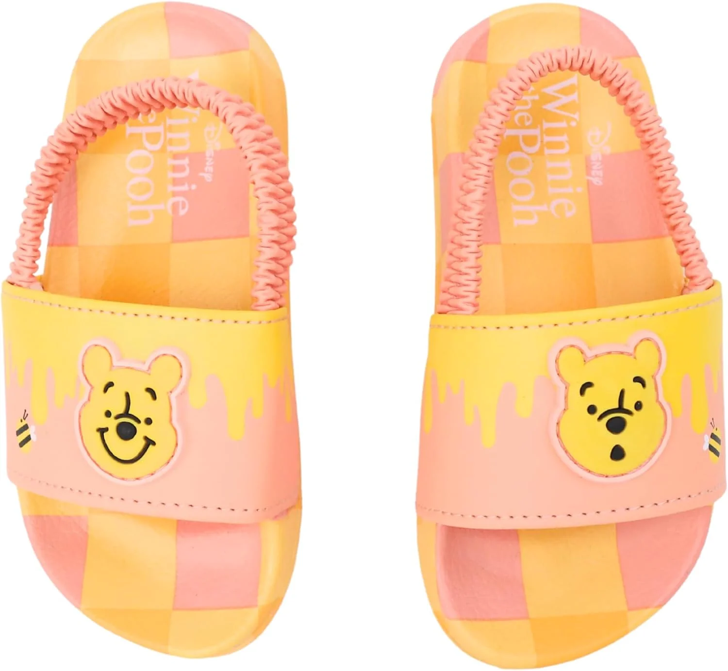 صندل اسلاید دخترانه دیزنی وینی پو با طرح فوتبال