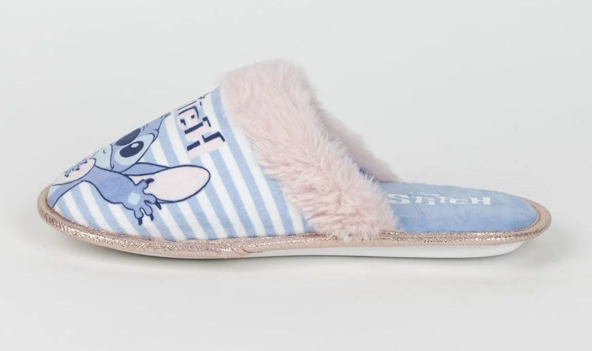 دمپایی روفرشی استیچ دیزنی، مناسب دختران و بانوان، طرح لژدار