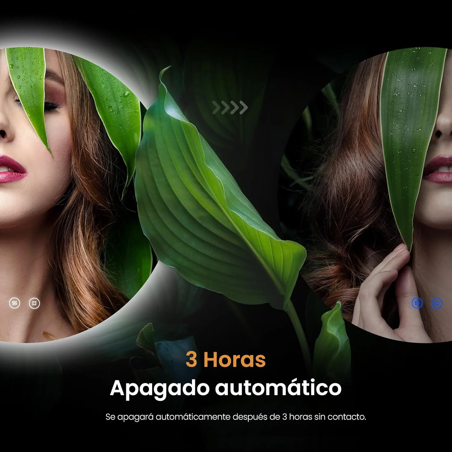 آینه گرد حمام EMKE با قطر 60 سانتی متر، دارای ضد بخار و کلید لمسی، آینه حمام با نور پس زمینه LED و روشنایی قابل تنظیم، نور سرد 6500K گرد آینه گرد حمام EMKE با قطر 60 سانتی متر، دارای ضد بخار و کلید لمسی، آینه حمام با نور پس زمینه LED و روشنایی قابل تنظیم، نور سرد 6500K گرد