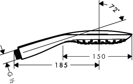سردوش دستی هانسگروهه Raindance Select E - سردوش مربعی (150x150 میلی متر) با 3 حالت اسپری، با عملکرد ضد رسوب، کروم، 26550000 سردوش دستی هانسگروهه Raindance Select E - سردوش مربعی (150x150 میلی متر) با 3 حالت اسپری، با عملکرد ضد رسوب، کروم، 26550000