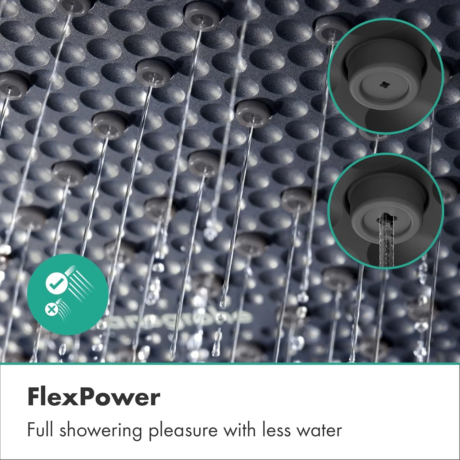 سردوش کاهنده مصرف آب Hansgrohe Activera S 28057000 (EcoSmart+)، سردوش گرد (240 میلی متر)، دوش بارانی با 1 نوع جت برای نصب دیواری یا سقفی، سردوش با عملکرد ضد رسوب سردوش کاهنده مصرف آب Hansgrohe Activera S 28057000 (EcoSmart+)، سردوش گرد (240 میلی متر)، دوش بارانی با 1 نوع جت برای نصب دیواری یا سقفی، سردوش با عملکرد ضد رسوب