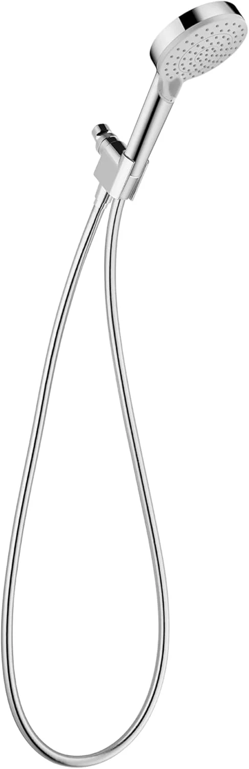 ست دوش دستی 4 اینچی هانسگروهه Vernis Blend، مدرن، 3 حالته (بارانی، IntenseRain) با QuickClean و شلنگ، روکش کروم، 6.6 لیتر در دقیقه، 04950000 ست دوش دستی 4 اینچی هانسگروهه Vernis Blend، مدرن، 3 حالته (بارانی، IntenseRain) با QuickClean و شلنگ، روکش کروم، 6.6 لیتر در دقیقه، 04950000