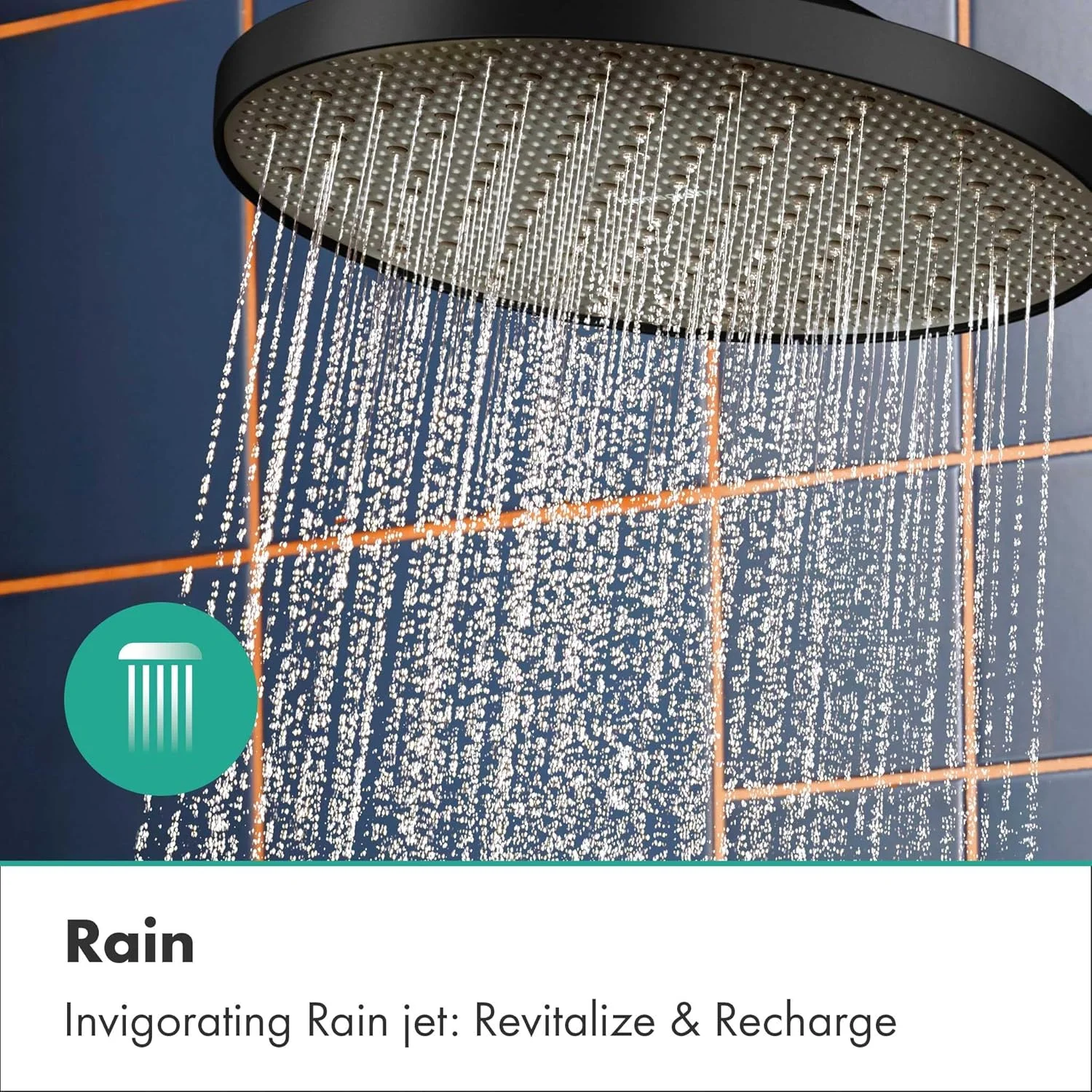 سردوش کاهنده مصرف آب Hansgrohe Activera S 28057670 (EcoSmart+)، سردوش (240 میلی متر)، دوش بارانی با 1 نوع جت برای نصب دیواری یا سقفی، سردوش با عملکرد ضد رسوب، مات سردوش کاهنده مصرف آب Hansgrohe Activera S 28057670 (EcoSmart+)، سردوش (240 میلی متر)، دوش بارانی با 1 نوع جت برای نصب دیواری یا سقفی، سردوش با عملکرد ضد رسوب، مات