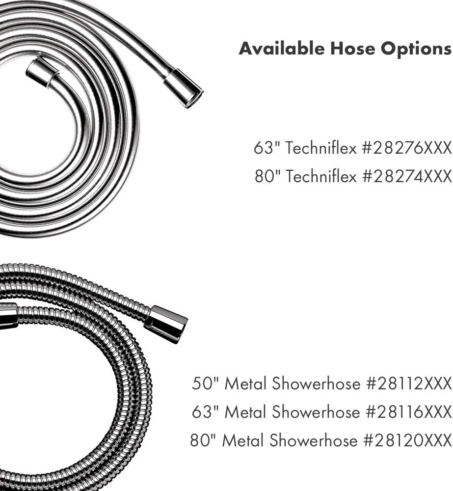 دوش دستی 5 اینچی هانسگروهه Raindance S با نصب آسان، مدرن، دارای 3 حالت پاشش RainAir، BalanceAir، Whirl مدل 28519821 دوش دستی 5 اینچی هانسگروهه Raindance S با نصب آسان، مدرن، دارای 3 حالت پاشش RainAir، BalanceAir، Whirl مدل 28519821