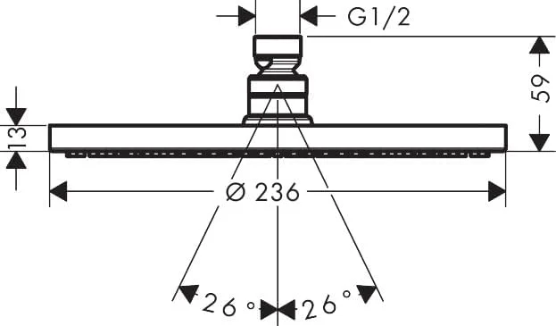 سردوش کاهنده مصرف آب Hansgrohe Raindance S 28821700 (EcoSmart+)، سردوش با 1 نوع جت (PowderRain) برای نصب دیواری/سقفی، سردوش با عملکرد ضد رسوب، سفید مات سردوش کاهنده مصرف آب Hansgrohe Raindance S 28821700 (EcoSmart+)، سردوش با 1 نوع جت (PowderRain) برای نصب دیواری/سقفی، سردوش با عملکرد ضد رسوب، سفید مات