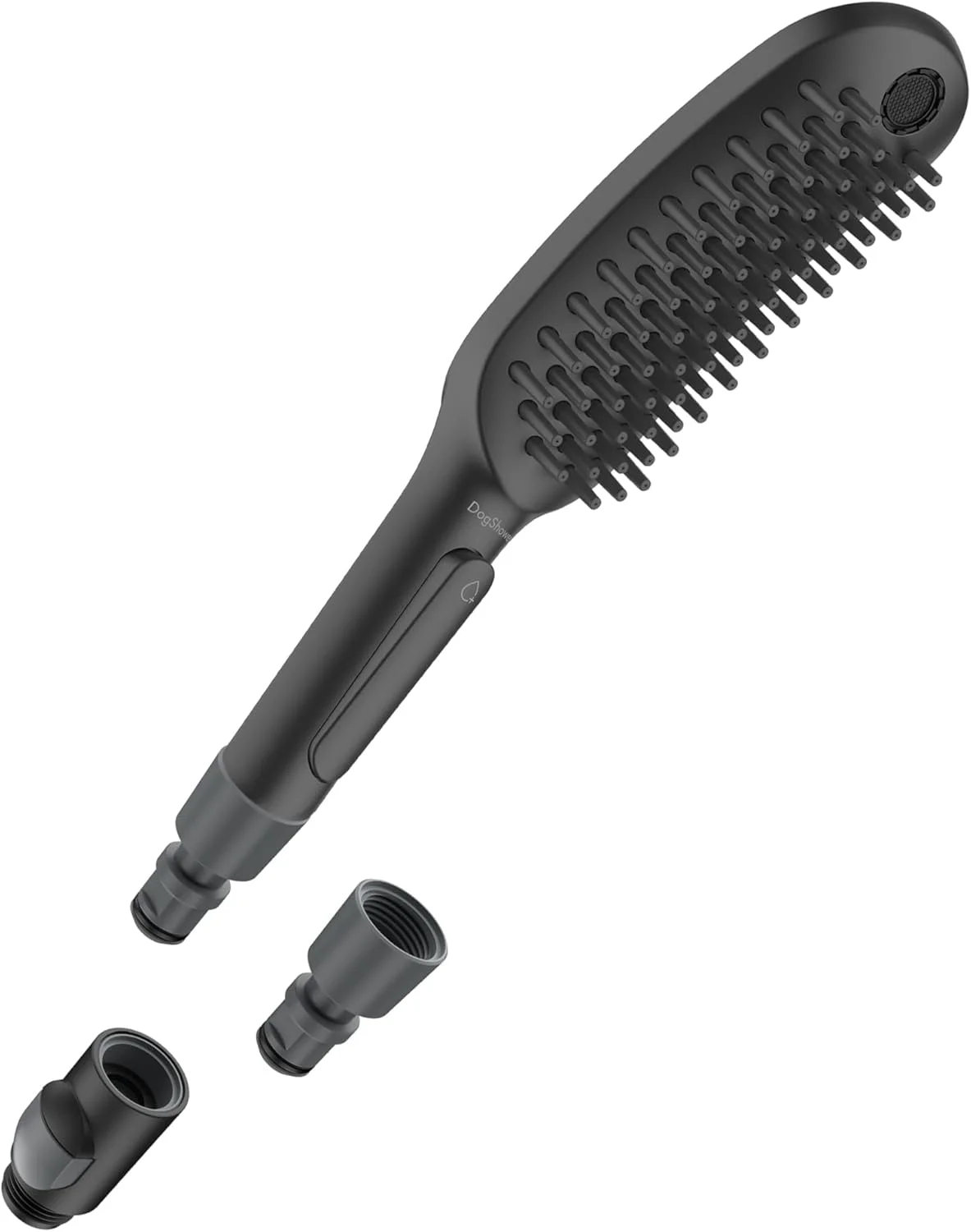 دوش حیوانات خانگی Hansgrohe - سر دوش دستی مدرن اینچی با 3 حالت اسپری: اسپری خز، اسپری پا، اسپری پنجه به رنگ مشکی، 04973670