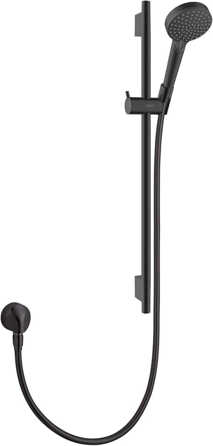 ست میله دیواری Vernis هانسگروهه مدل 04971670، مشکی مات