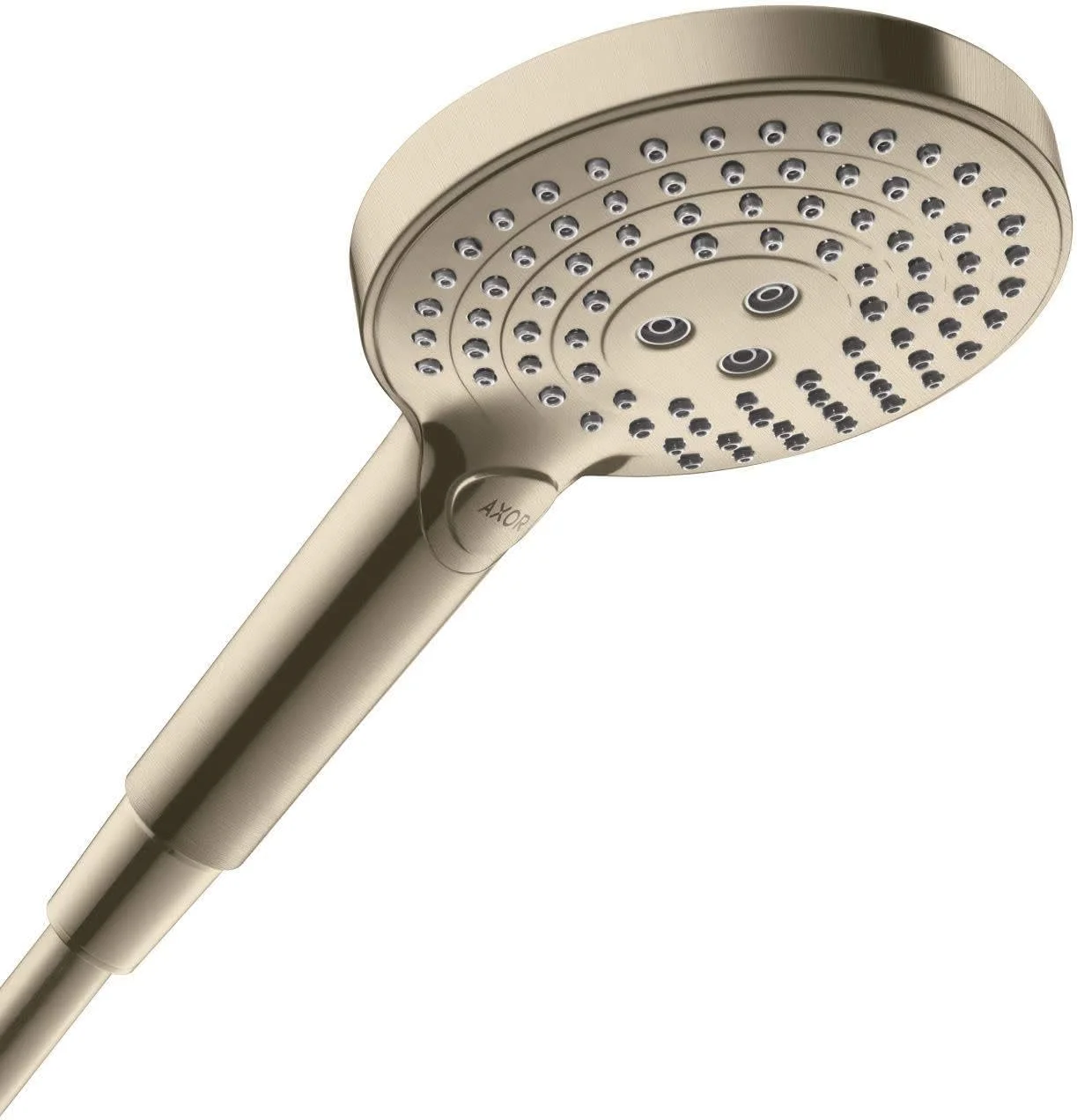 دوش دستی لوکس 5 اینچی Hansgrohe AXOR AXOR ShowerSolutions مدرن با 3 حالت پاشش بارانی، بارانی هوا، گردابی مدل 26051821