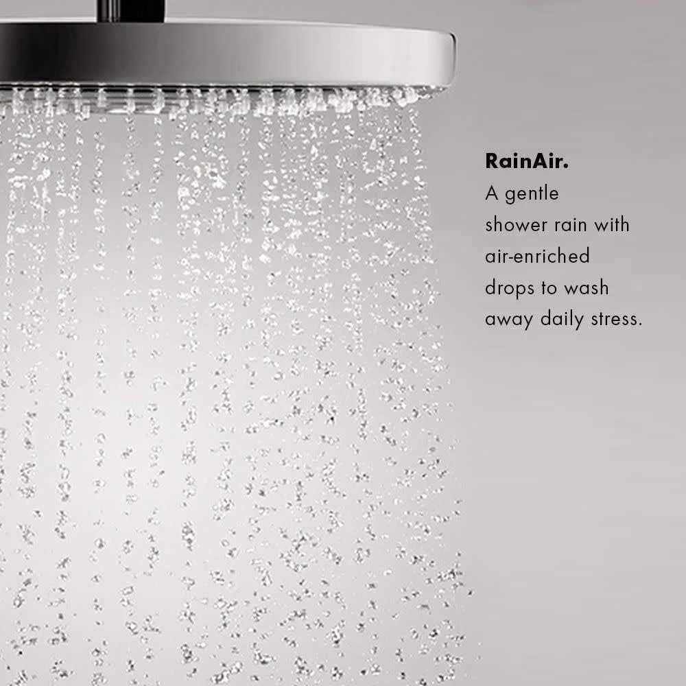 سردوش حمام هانسگروهه Raindance Classic با قطر 8 اینچ، ارتقاء کلاسیک 1-Spray RainAir Air Infusion با Airpower و QuickClean در نیکل براق، 28421831 سردوش حمام هانسگروهه Raindance Classic با قطر 8 اینچ، ارتقاء کلاسیک 1-Spray RainAir Air Infusion با Airpower و QuickClean در نیکل براق، 28421831