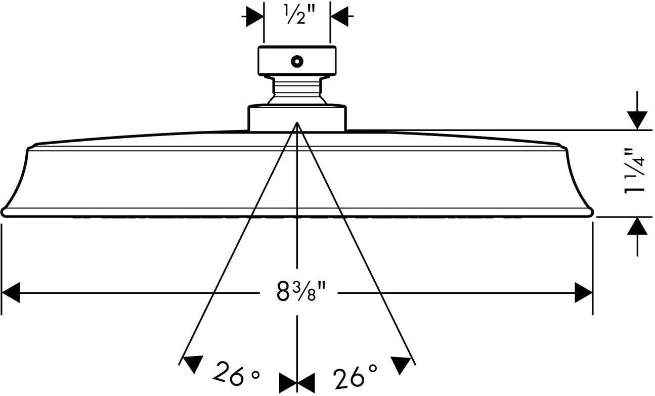 سردوش حمام هانسگروهه Raindance Classic با قطر 8 اینچ، ارتقاء کلاسیک 1-Spray RainAir Air Infusion با Airpower و QuickClean در نیکل براق، 28421831 سردوش حمام هانسگروهه Raindance Classic با قطر 8 اینچ، ارتقاء کلاسیک 1-Spray RainAir Air Infusion با Airpower و QuickClean در نیکل براق، 28421831