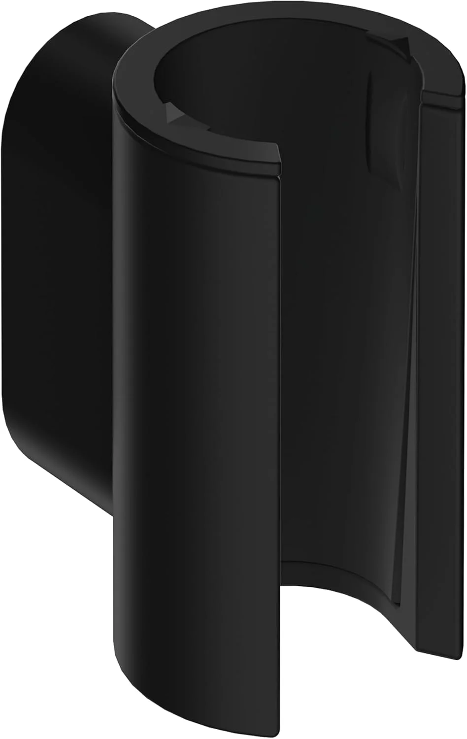 نگهدارنده گوشی دوش هانسگروهه Porter Fine 28885670 برای شلنگ های دوش با مهره مخروطی، نگهدارنده دوش دستی، مشکی مات