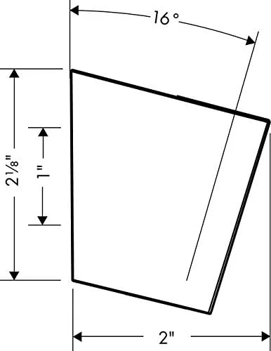 نگهدارنده سردوش کروم هانسگروهه