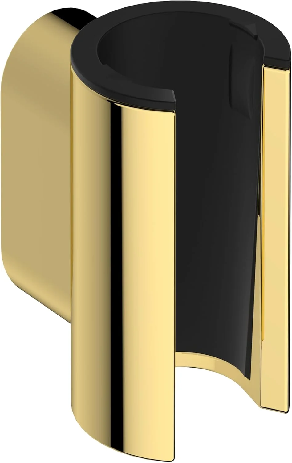 نگهدارنده گوشی دوش هانسگروهه Porter Fine 28885990 برای شلنگ های دوش با مهره مخروطی، نگهدارنده گوشی دوش دستی، روکش طلایی براق