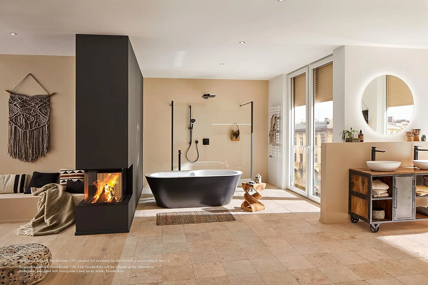 نگهدارنده گوشی دوش دستی هانسگروهه مدل Porter E با نصب آسان، طراحی مدرن و رنگ مشکی مات، 28387671 نگهدارنده گوشی دوش دستی هانسگروهه مدل Porter E با نصب آسان، طراحی مدرن و رنگ مشکی مات، 28387671