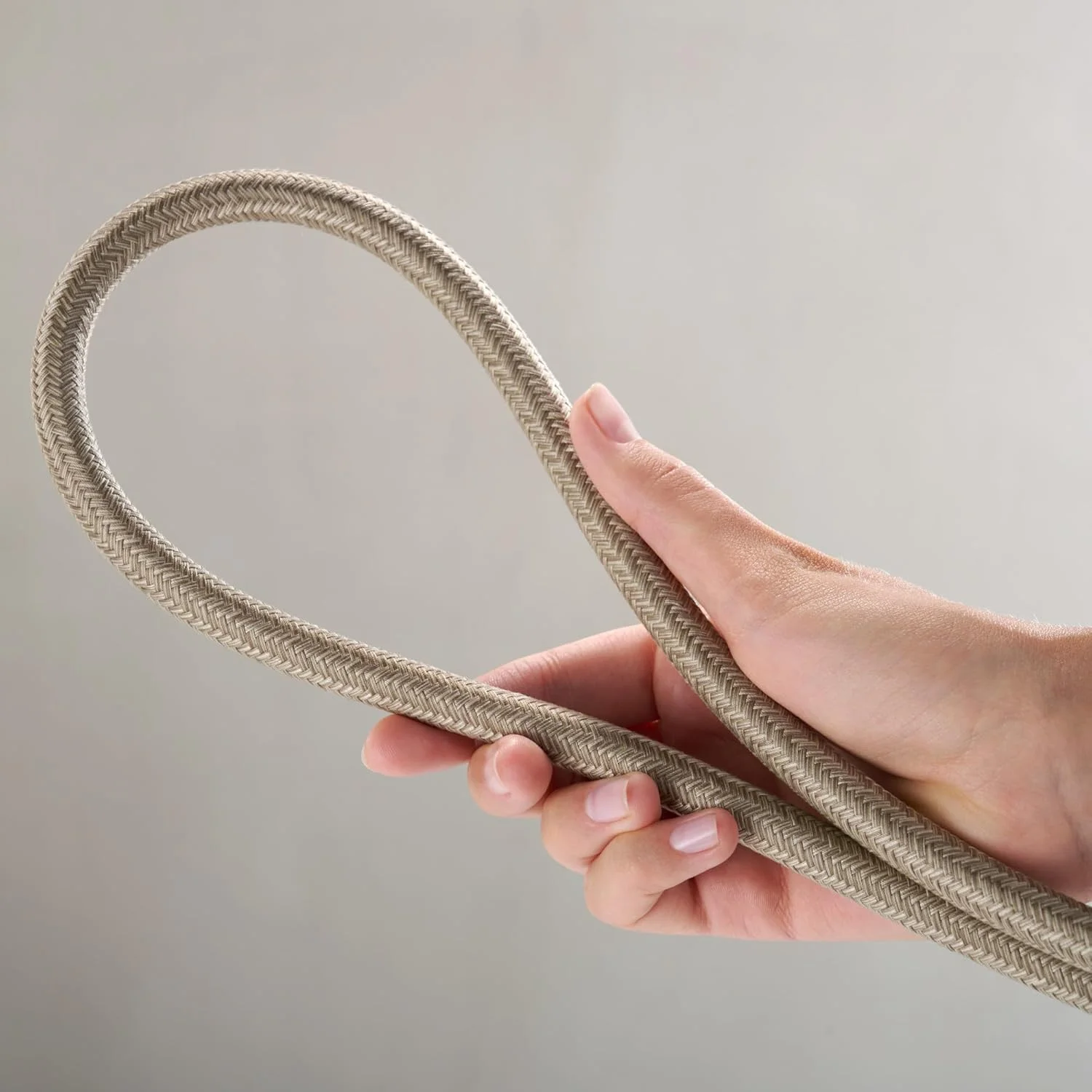 شلنگ دوش پارچه ای 160 سانتی متری هانسگروهه Designflex مدل 28260140، رنگ برنز برس خورده