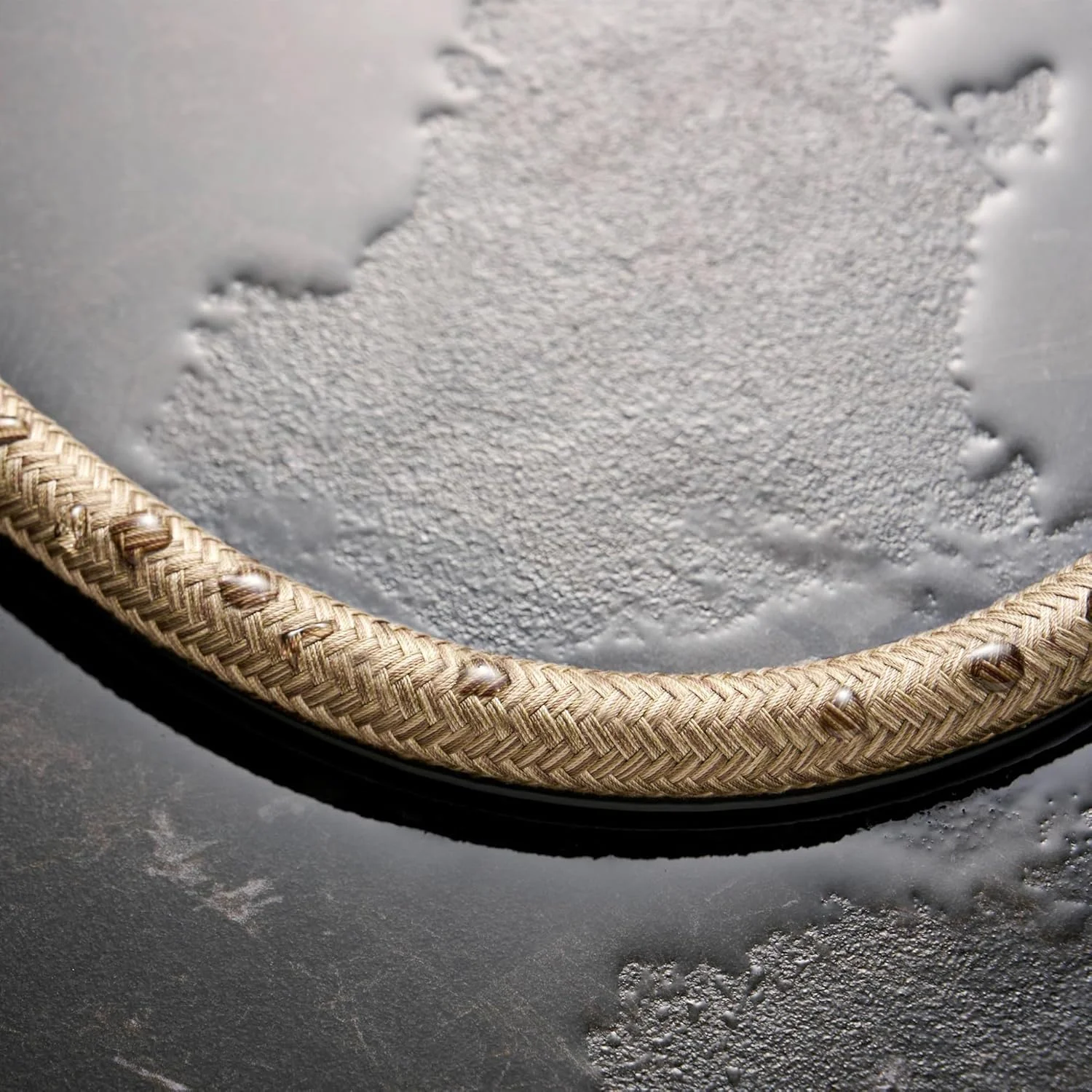 شلنگ دوش پارچه ای 160 سانتی متری هانسگروهه Designflex مدل 28260140، رنگ برنز برس خورده