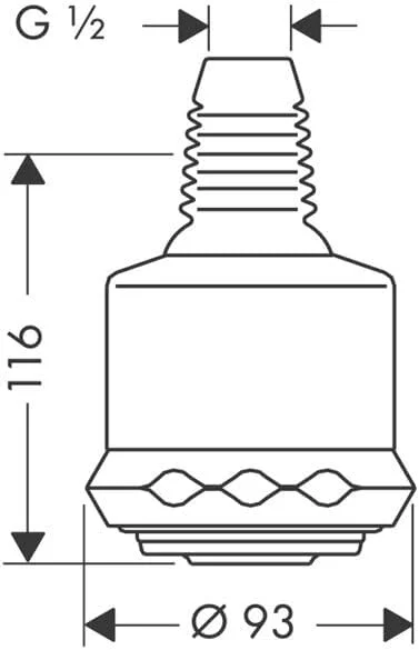 دوش سقفی هانسگروهه مدل Clubmaster 28496000، دارای 3 حالت پاشش، کروم، نقره ای دوش سقفی هانسگروهه مدل Clubmaster 28496000، دارای 3 حالت پاشش، کروم، نقره ای