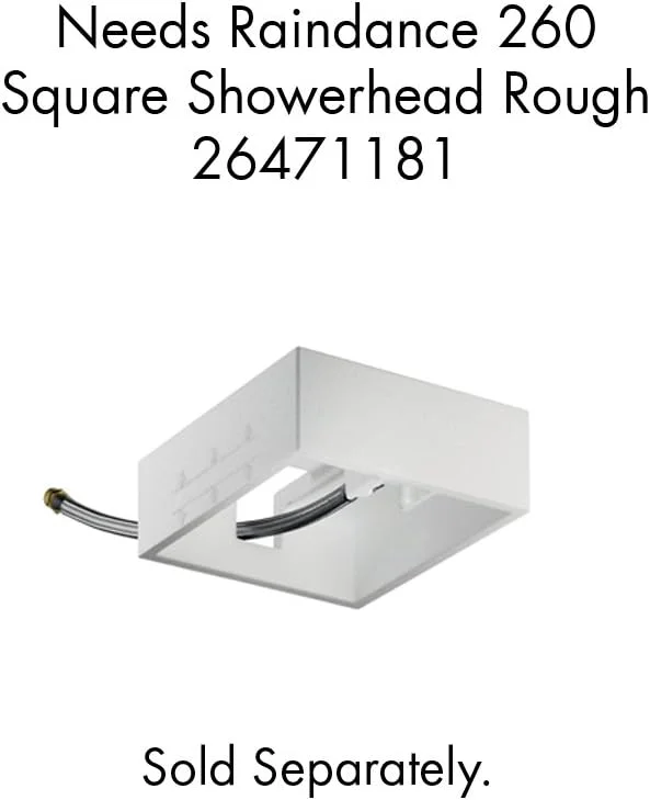 سردوش حمام هانسگروهه Raindance 10 اینچی مدرن ممتاز تک حالته RainAir با فناوری Airpower و QuickClean با روکش نیکل برس خورده، 26481821، متوسط