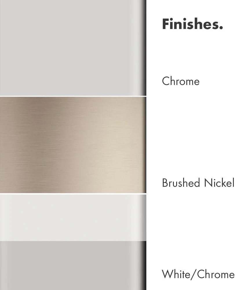 سردوش حمام هانسگروهه کروما سلکت S با قطر 7 اینچ، صرفه جویی در مصرف آب، جریان کم، مدرن، دارای 2 حالت اسپری بارانی و IntenseRain با تکنولوژی QuickClean، روکش کروم، مدل 04388000