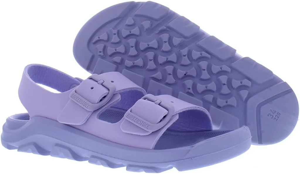 صندل دخترانه باریک Birkenstock Mogami PS سایز 2، رنگ: تک رنگ بنفش یخی مه آلود