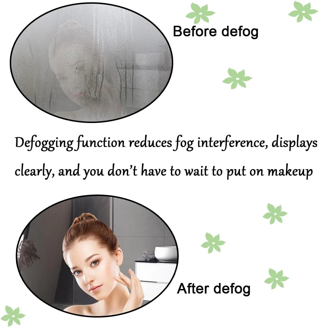 آینه روشویی ضد بخار دیواری حمام با نور LED سه رنگ قابل تنظیم، آینه هوشمند با دکمه لمسی و تنظیم نور پیوسته، آینه ضد انفجار برای دکوراسیون منزل (60x80 سانتی متر) آینه روشویی ضد بخار دیواری حمام با نور LED سه رنگ قابل تنظیم، آینه هوشمند با دکمه لمسی و تنظیم نور پیوسته، آینه ضد انفجار برای دکوراسیون منزل (60x80 سانتی متر)