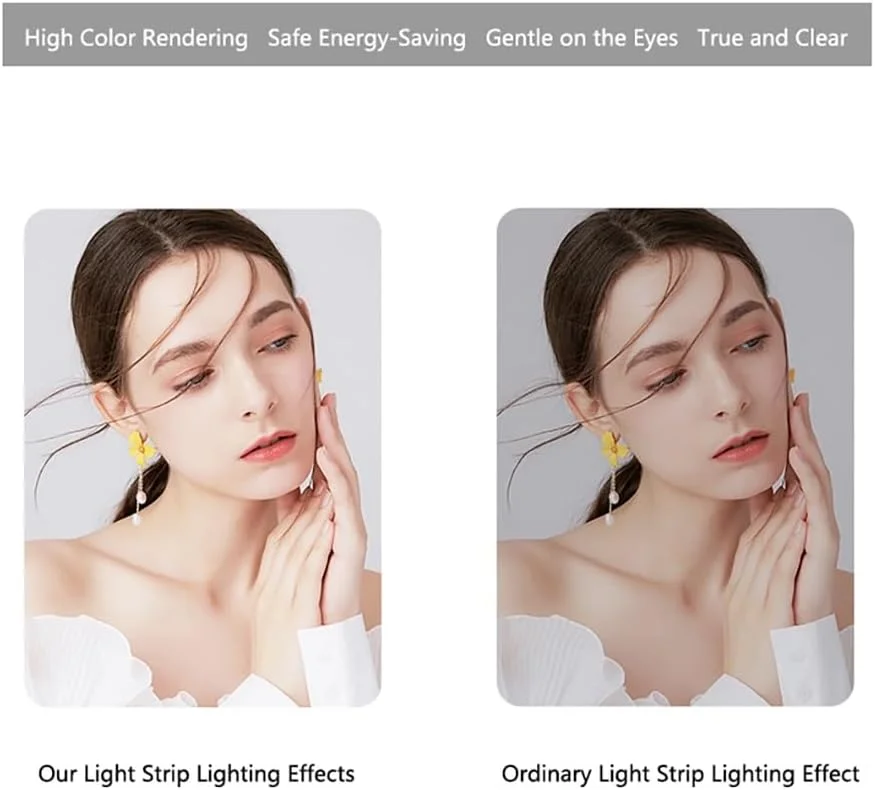 آینه حمام ضد بخار، آینه دیواری LED با قابلیت تنظیم نور و سه رنگ با کلید لمسی - آینه آرایش هوشمند مدرن برای دکور (برش چپ 80x120 سانتی متر) آینه حمام ضد بخار، آینه دیواری LED با قابلیت تنظیم نور و سه رنگ با کلید لمسی - آینه آرایش هوشمند مدرن برای دکور (برش چپ 80x120 سانتی متر)