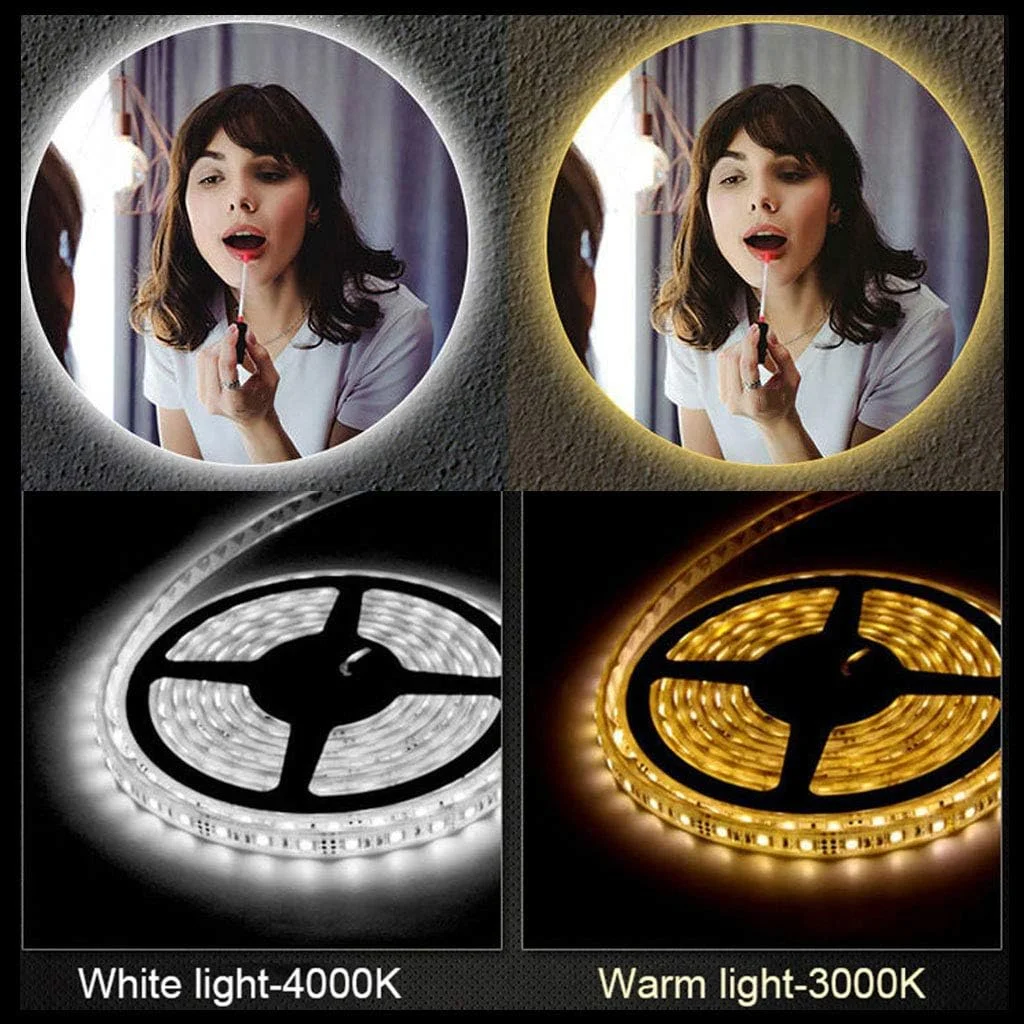 آینه گرد نور پس زمینه دار برای دکور دیوار حمام منزل، آینه آرایش/حمام دیواری، آینه LED روشن برای دکور دیوار حمام منزل، آینه آرایش/حمام دیواری با نور آینه گرد نور پس زمینه دار برای دکور دیوار حمام منزل، آینه آرایش/حمام دیواری، آینه LED روشن برای دکور دیوار حمام منزل، آینه آرایش/حمام دیواری با نور