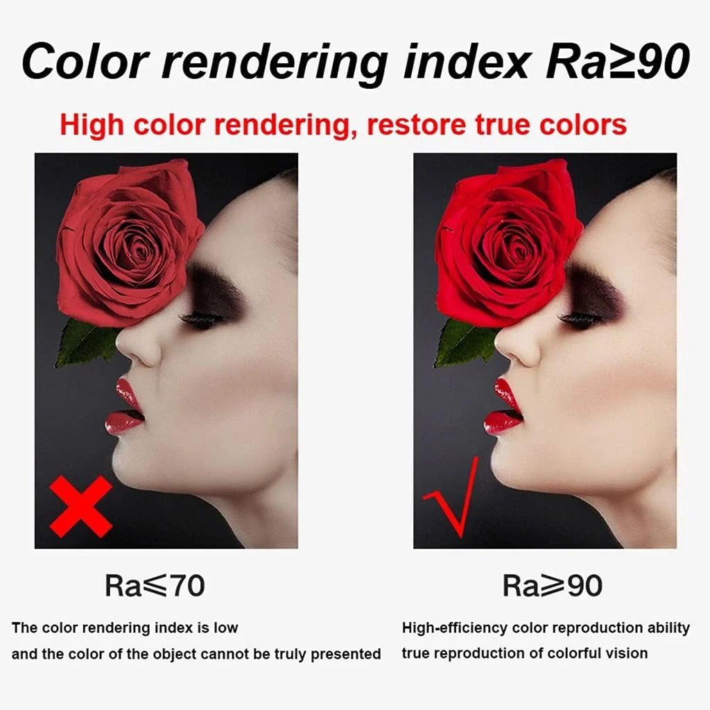 آینه حمام نور پس زمینه دار، آینه روشویی LED با نورپردازی، ضد بخار، CRI>90، IP44، نصب دیواری (رنگ: نور گرم، اندازه: 600mm گرد بدون قاب) (نور سفید 600mm گرد بدون قاب)