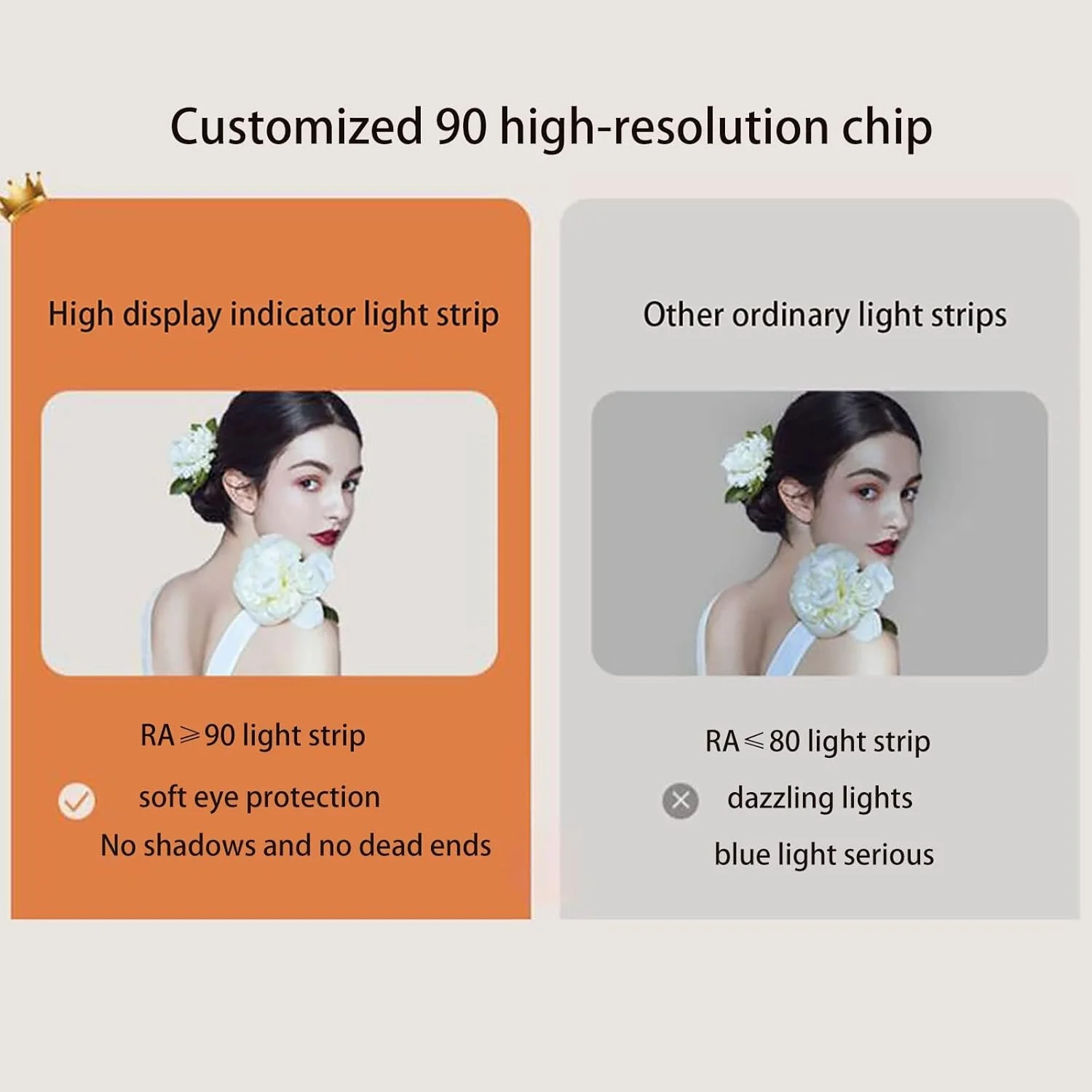 آینه حمام LED با نور پس زمینه بیضی شکل، ضد بخار، 3 رنگ نور، قابل تنظیم، نصب دیواری، آینه روشویی حمام بدون قاب، ضد خرد شدن، کنترل لمسی، آینه آرایش هوشمند، نور سه رنگ - 70 * 90 سانتی متر