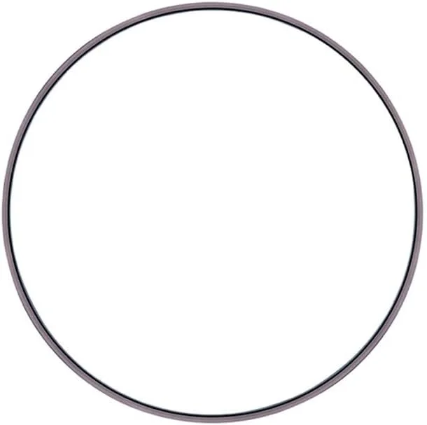 آینه آرایشی گرد، آینه دکوراتیو نقره ای ساده، آینه استیل ضد زنگ ضد آب و ضد بخار، آینه بزرگ مناسب آرایش، مدل های متنوع (سایز: 60 * 60 سانتی متر)