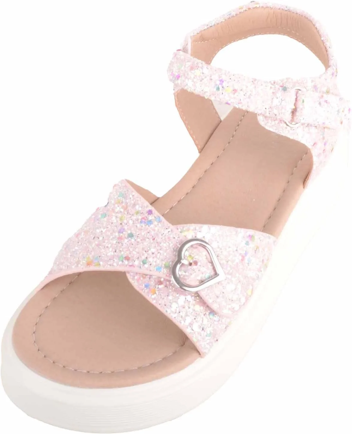 صندل تابستانی سبک وزن دخترانه اکلیلی ABSOLUTE FOOTWEAR، صورتی روشن، سایز ۲