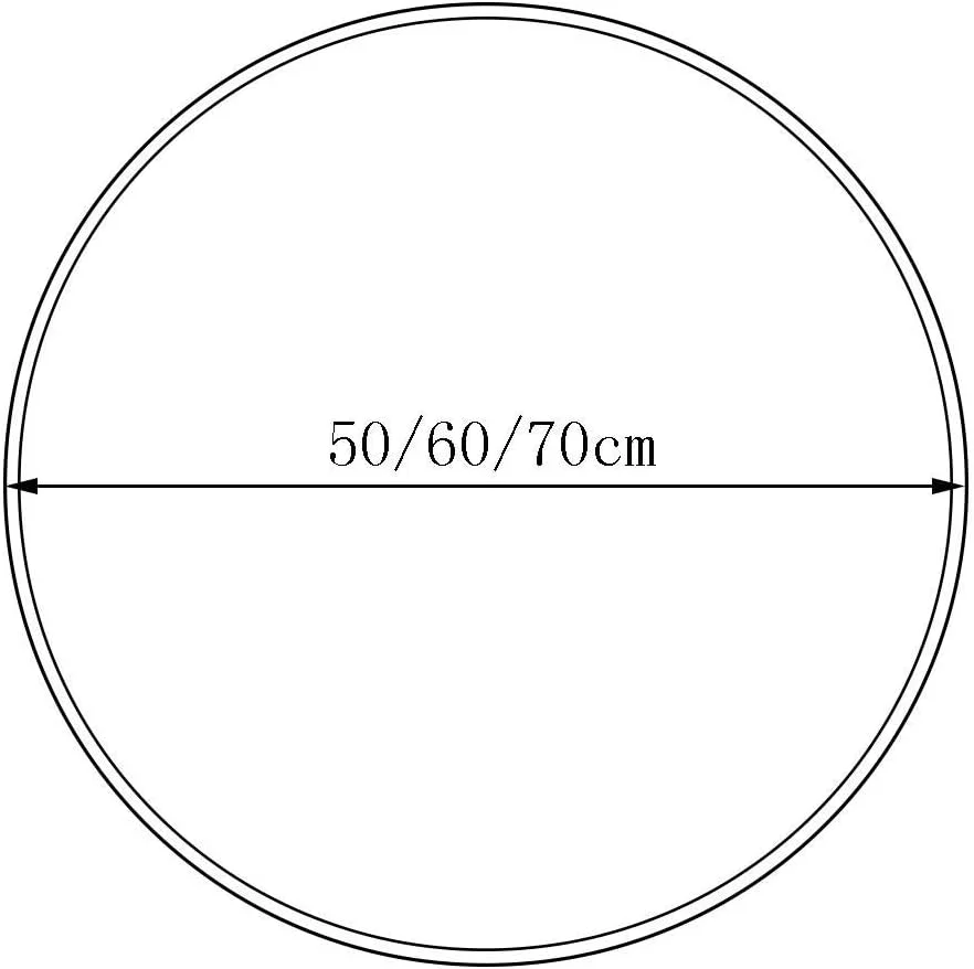 آینه هوشمند ال ای دی حمام، آینه گرد دیواری با نور، ضد انفجار، کلید لمسی، جنس آینه نقره ای / 60 سانتی متر