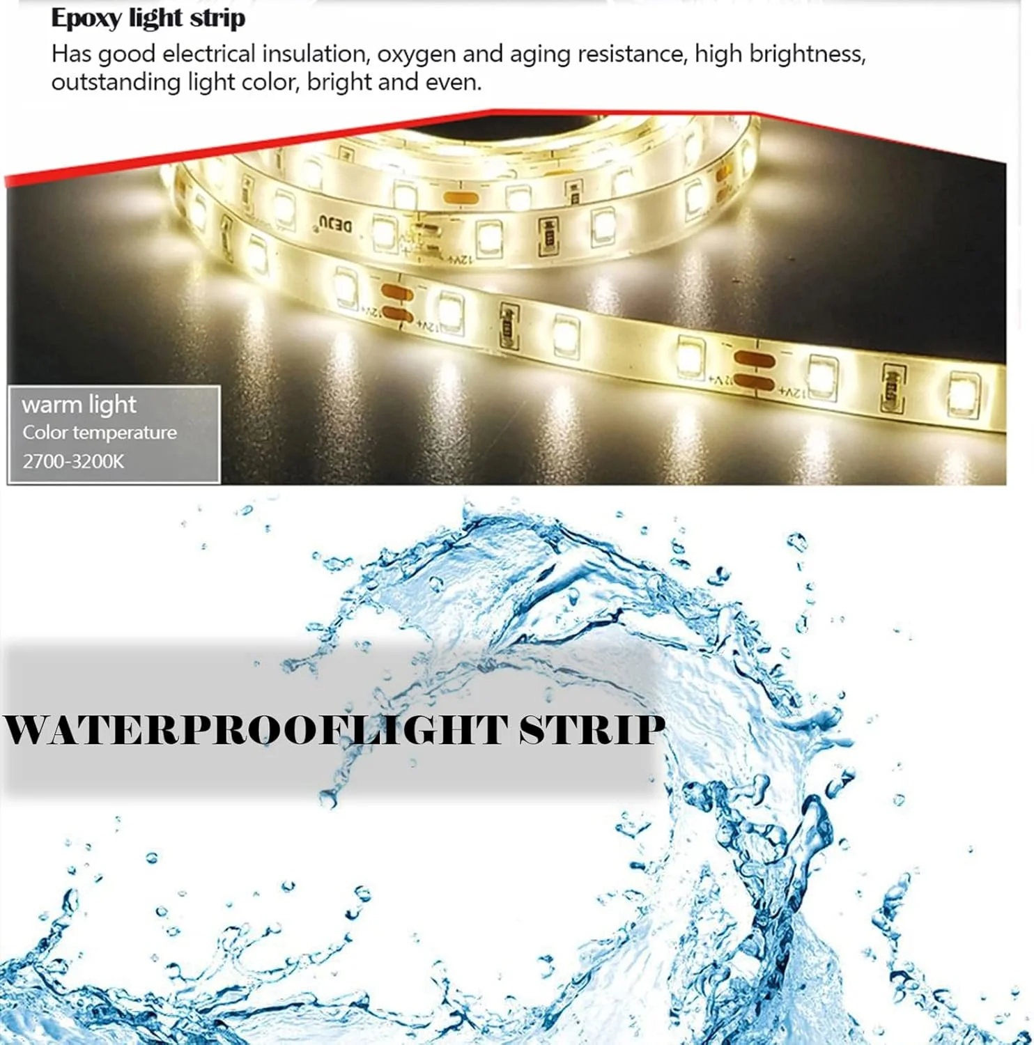 آینه گرد ال ای دی برای حمام، آینه آرایشی دیواری، نور گرم با روشنایی قابل تنظیم، آینه روشویی با نور پس زمینه و قاب، لمسی، 50 سانتی متر / 60 سانتی متر / 70 سانتی متر (رنگ: مشکی-گرم-لمسی بدون بخار، اندازه: 60 سانتی متر)