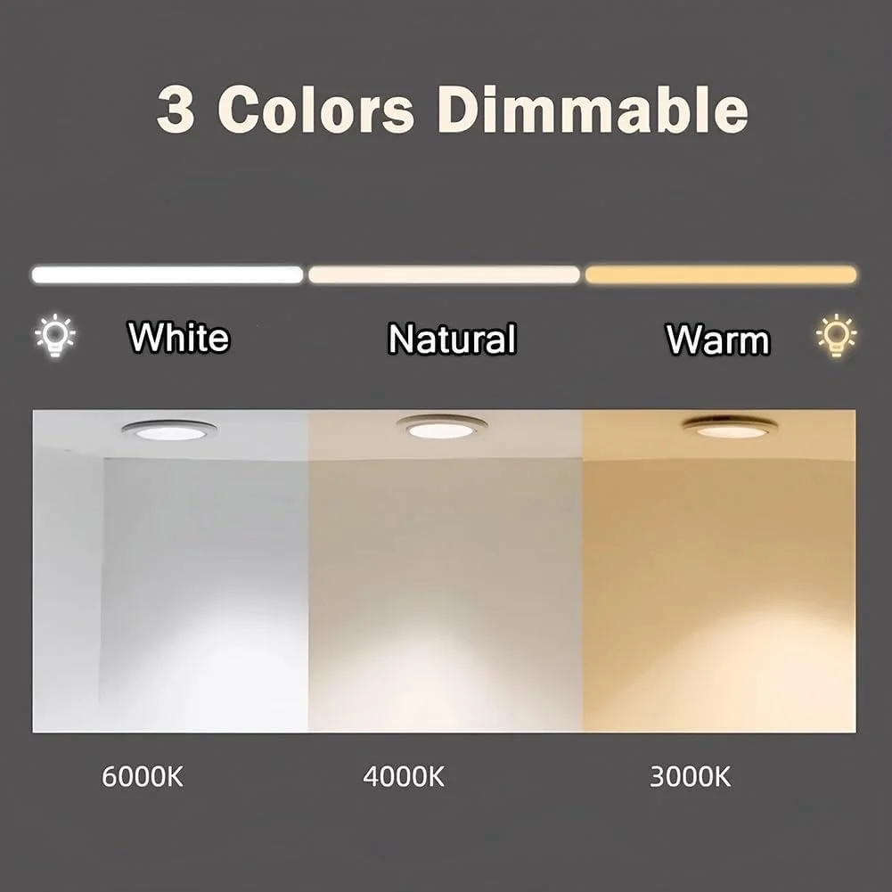 آینه حمام LED بیضی شکل 50 در 80 سانتی متر، آینه روشویی با قابلیت تنظیم نور سه رنگ و ضد بخار، آینه دیواری آرایشی با حسگر لمسی