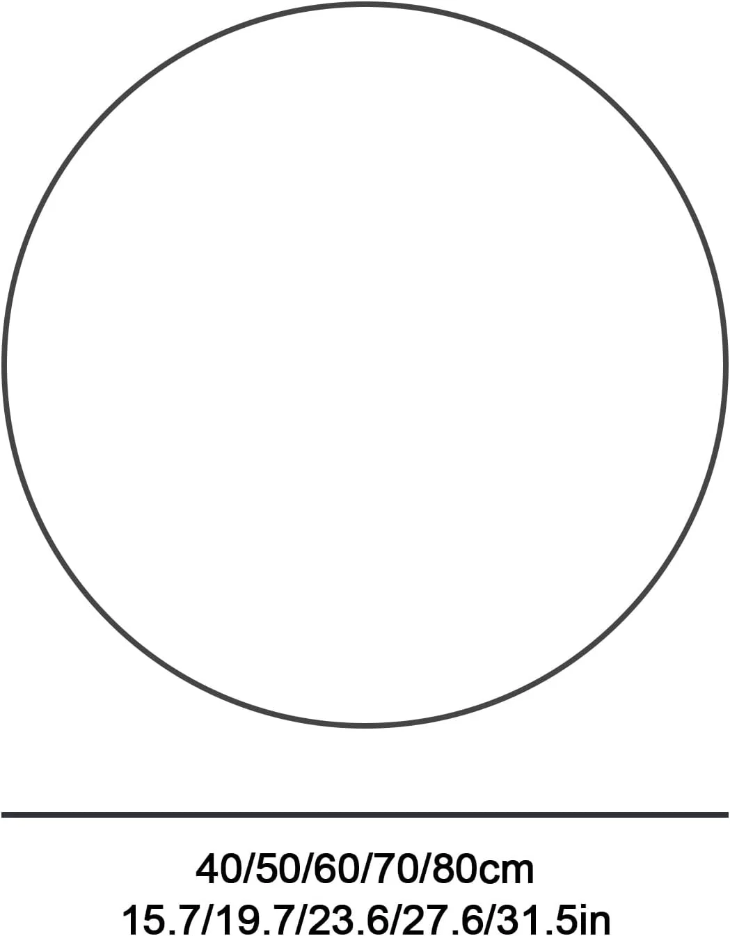 آینه حمام LED با چراغ، آینه لمسی هوشمند ماه شکل، آینه ضد مه گرد نصب شده روی دیوار حمام، ایمن و ضد انفجار، مناسب برای حمام، دکوراسیون منزل (نور سفید)