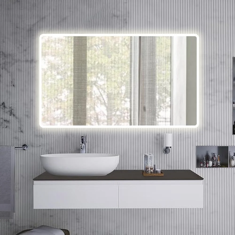 آینه برن اشتاین با نور ال ای دی و حسگر، 120x70 سانتی متر