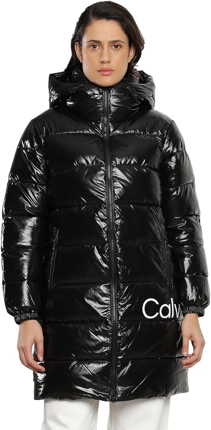 کت بلند براق زنانه کلوین کلاین