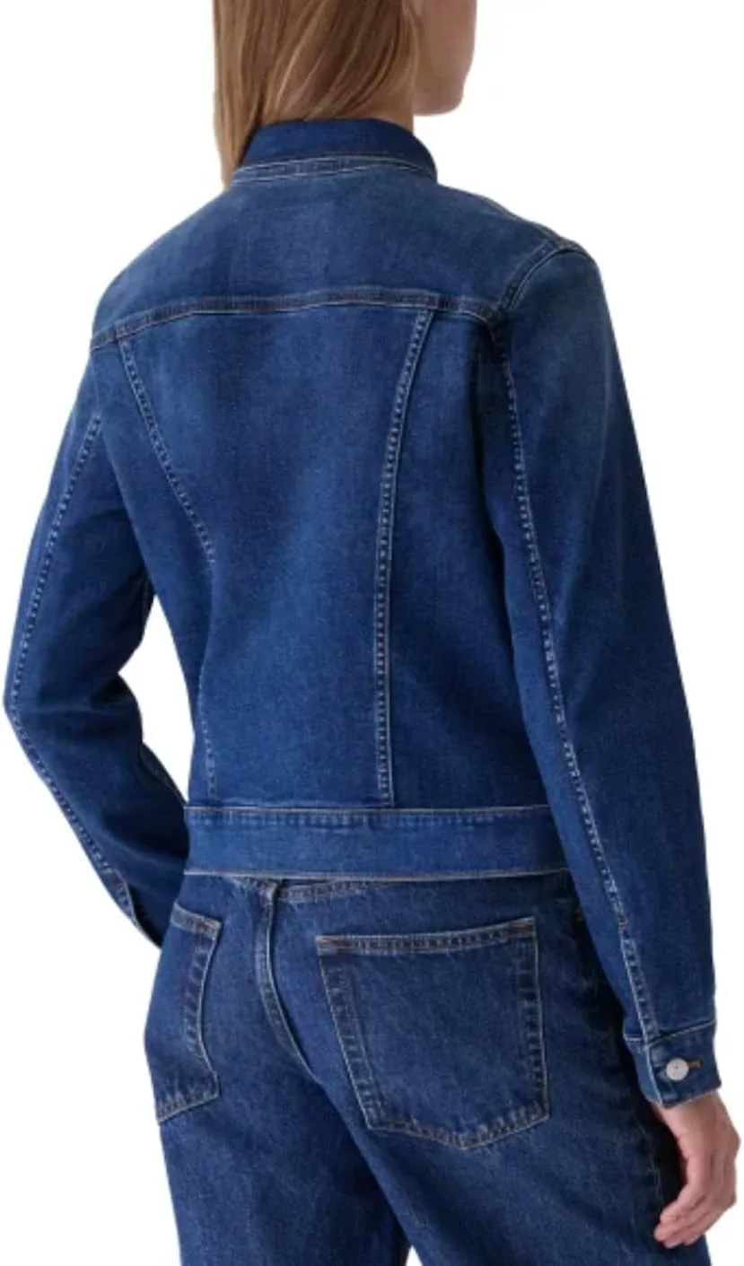 کت جین زنانه آستین بلند دکمه دار کلاسیک کلوین کلاین کت جین زنانه آستین بلند دکمه دار کلاسیک کلوین کلاین