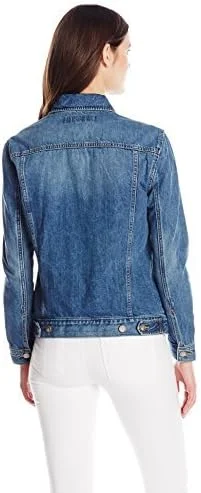 کت جین زنانه کلوین کلاین، مدل بزرگ، رنگ نیلی کهنه، سایز خیلی کوچک کت جین زنانه کلوین کلاین، مدل بزرگ، رنگ نیلی کهنه، سایز خیلی کوچک