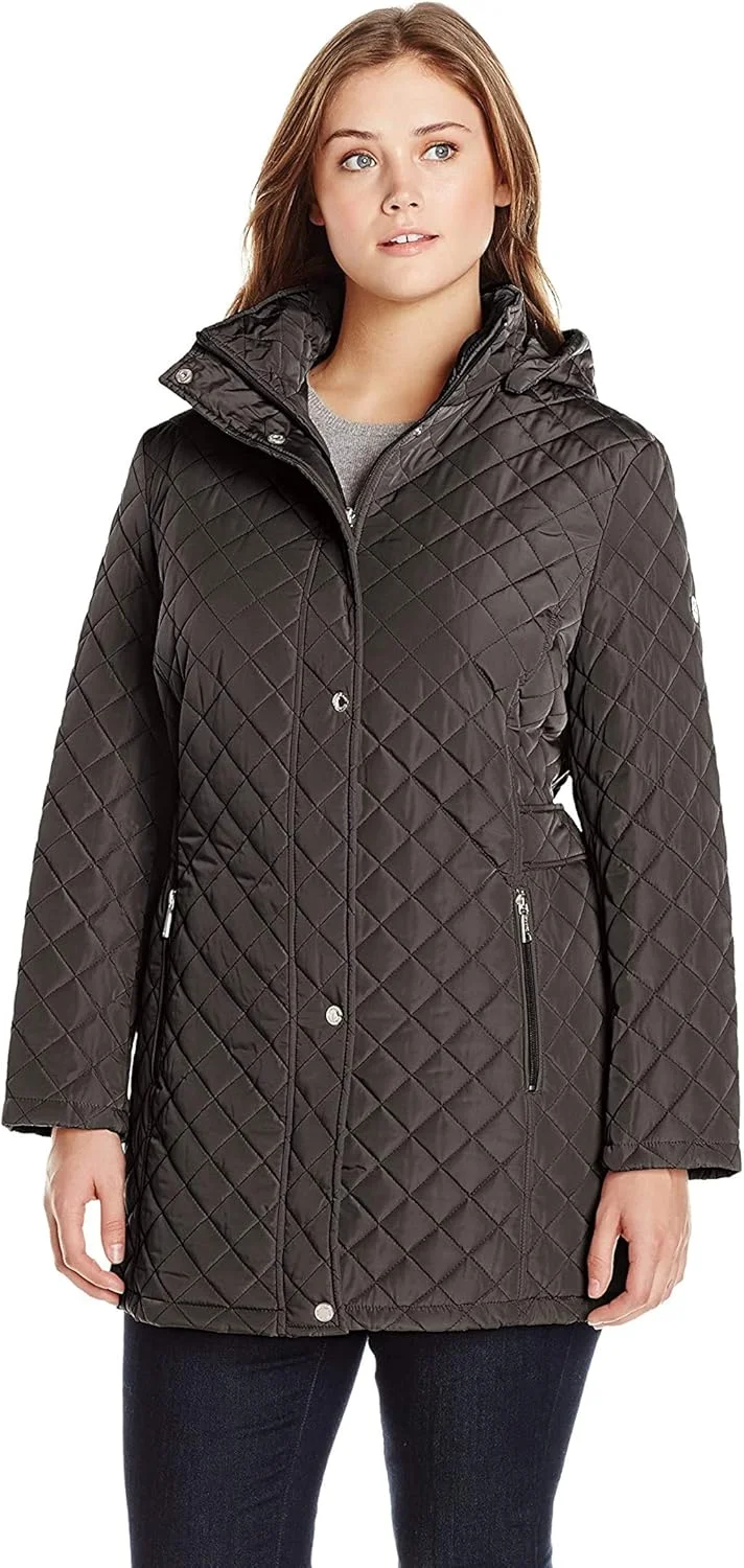 کت کاپشن زنانه کلوین کلاین مدل لحافی