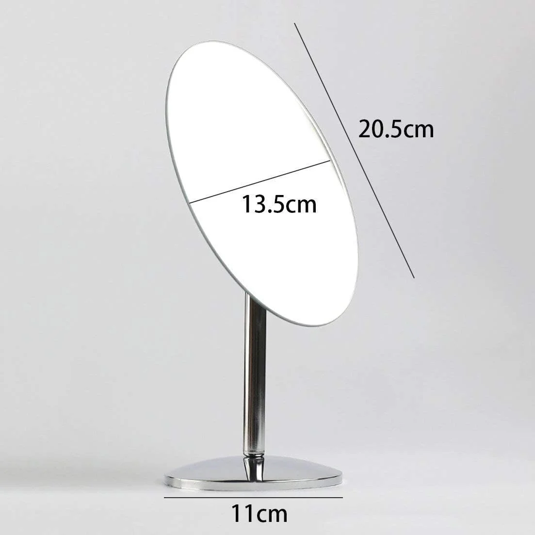 آینه رومیزی بی اکس یو-بی جی، یک طرفه، اچ دی، چرخان، مناسب حمام، دفتر کار، آینه آرایشی ساده و مدرن